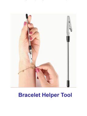 Bracelet Helper Tool.  Color is Silver or Gold.